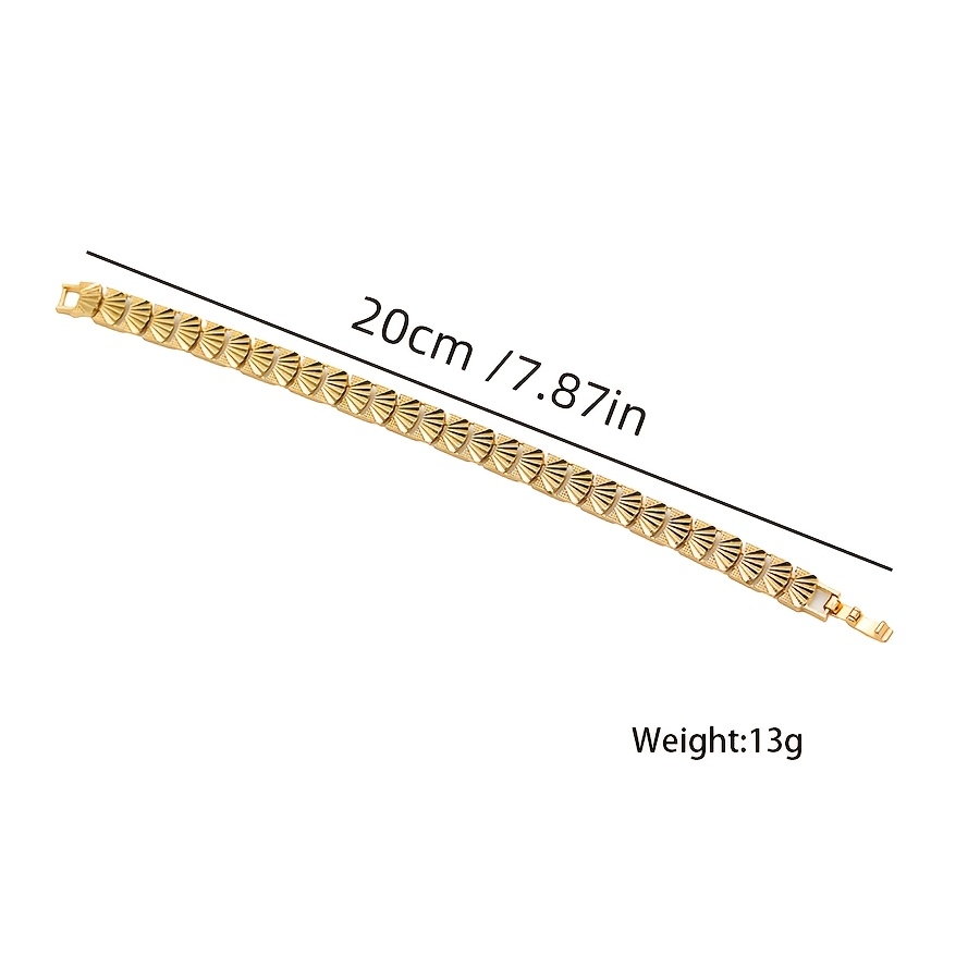 Women's 18K Gold-Plated Bracelet for Daily Wear